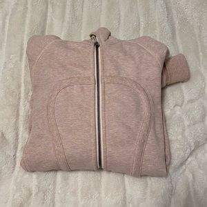 light pink lululemon scuba hoodie